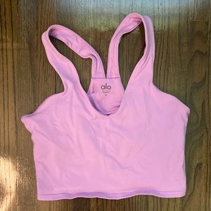 Alo Yoga Airbrush Real Bra Tank - Light Pink